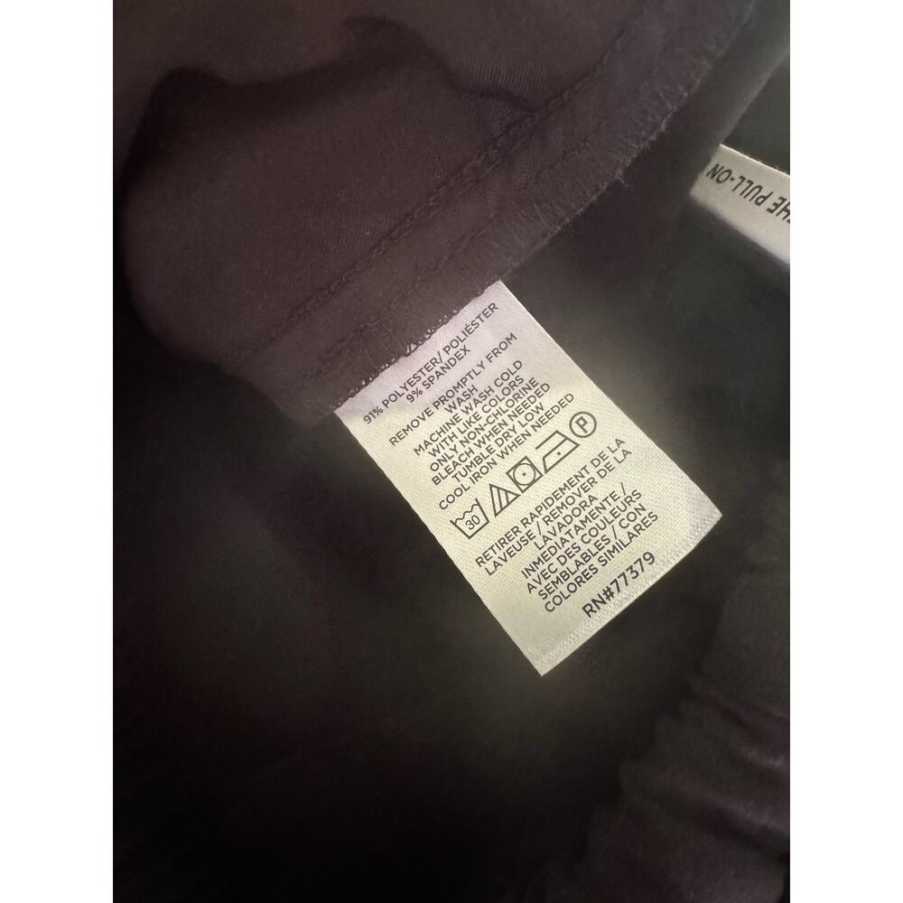 NWT Ann Taylor The Pull On Wide Leg Pants Black Size Small - Picture 7 of 7